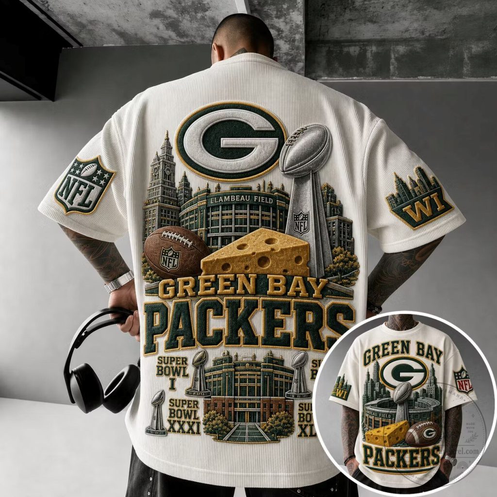 Green Bay Packers National Football League Super Bowl Champions T-Shirt Green Bay Packers National Football League Super Bowl Champions T-Shirt