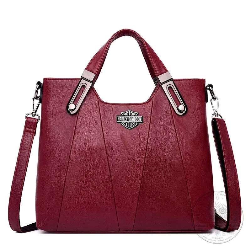 Harley-Davidson Motorcycles Vintage Leather Handbag for Women 18 Harley-Davidson Motorcycles Vintage Leather Handbag for Women