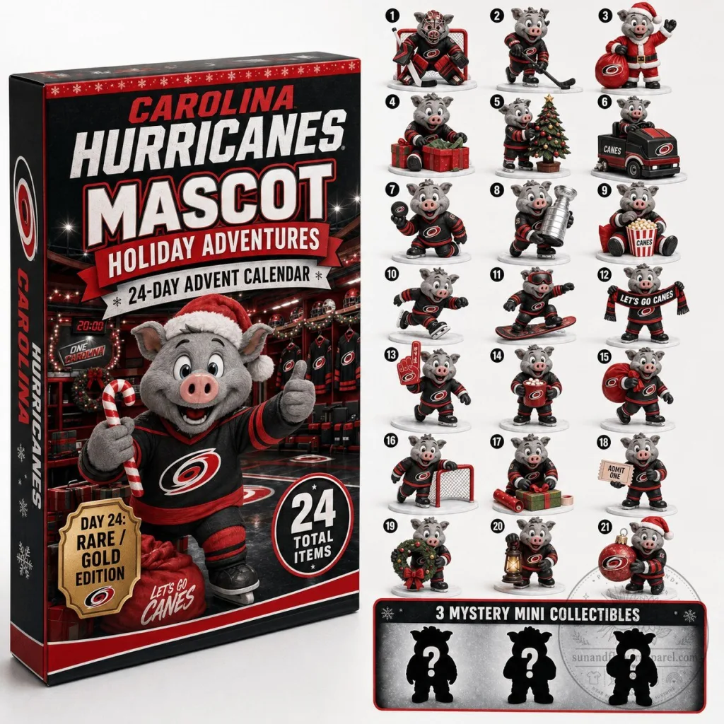 Carolina Hurricanes Stormy Mascot Holiday Advent Calendar Christmas Gift Carolina Hurricanes Stormy Mascot Holiday Advent Calendar Christmas Gift