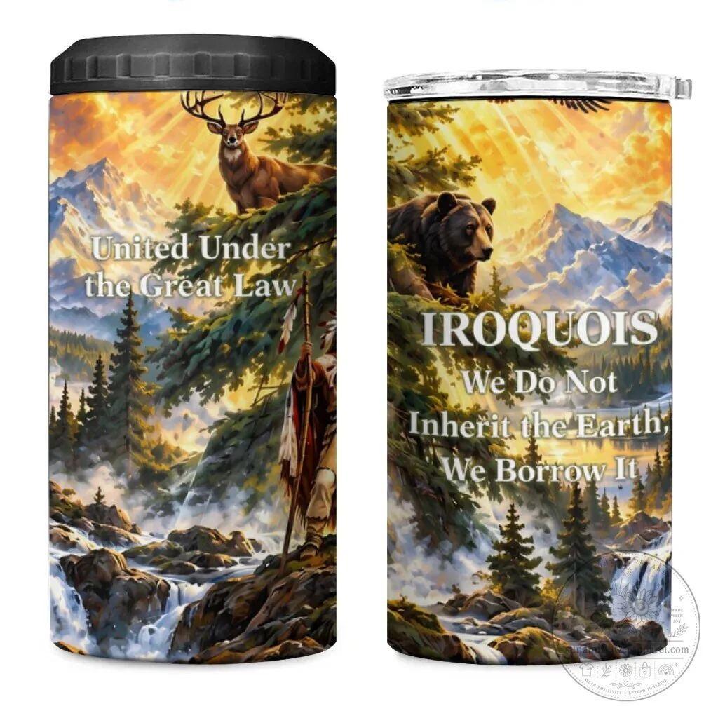 Iroquois We Do Not Inherit The Earth Native American Nature Art Tumbler
