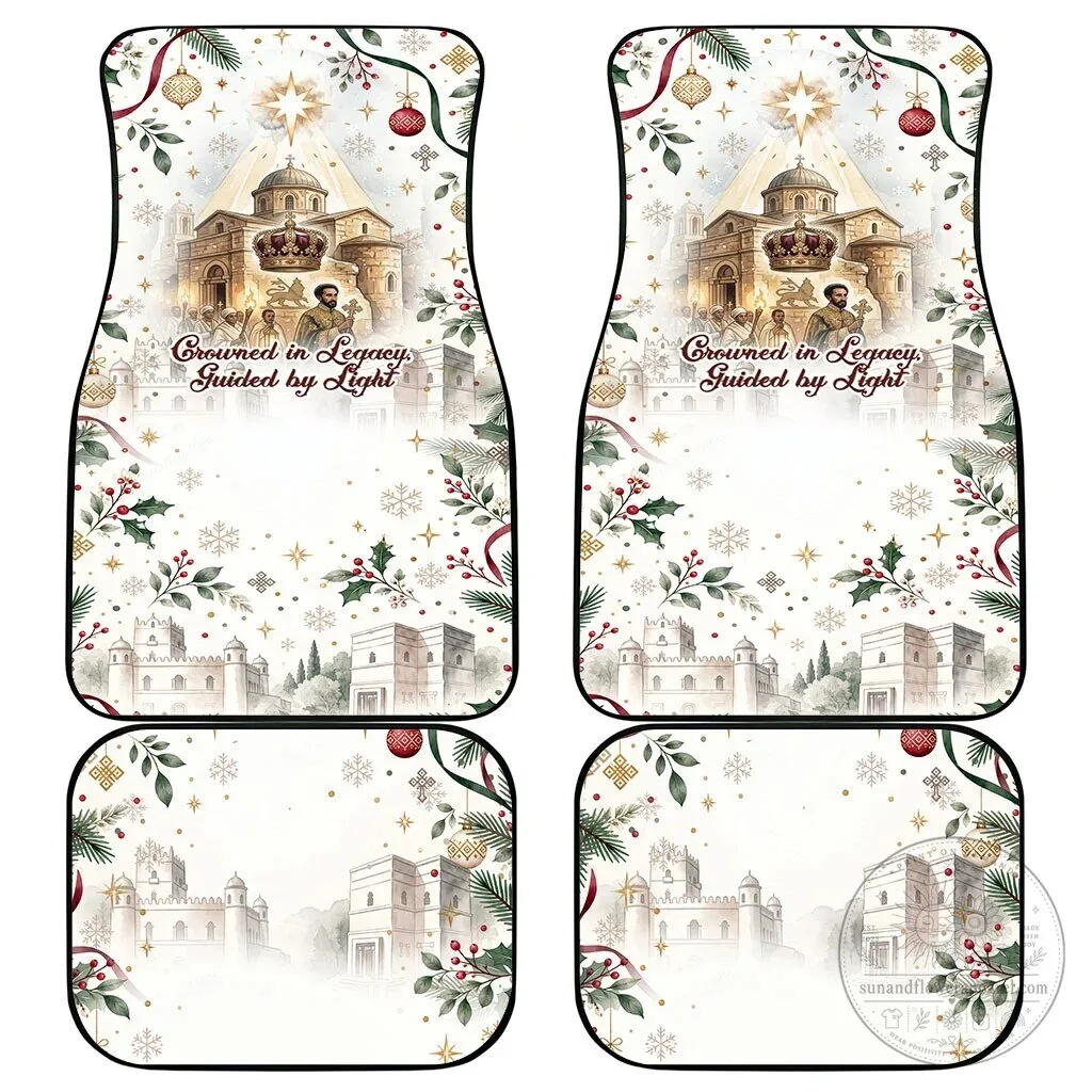Christmas Nativity Scene Car Mat Set, Guided by Light Holiday Vehicle Floor Mats 7 Christmas Nativity Scene Car Mat Set, Guided by Light Holiday Vehicle Floor Mats