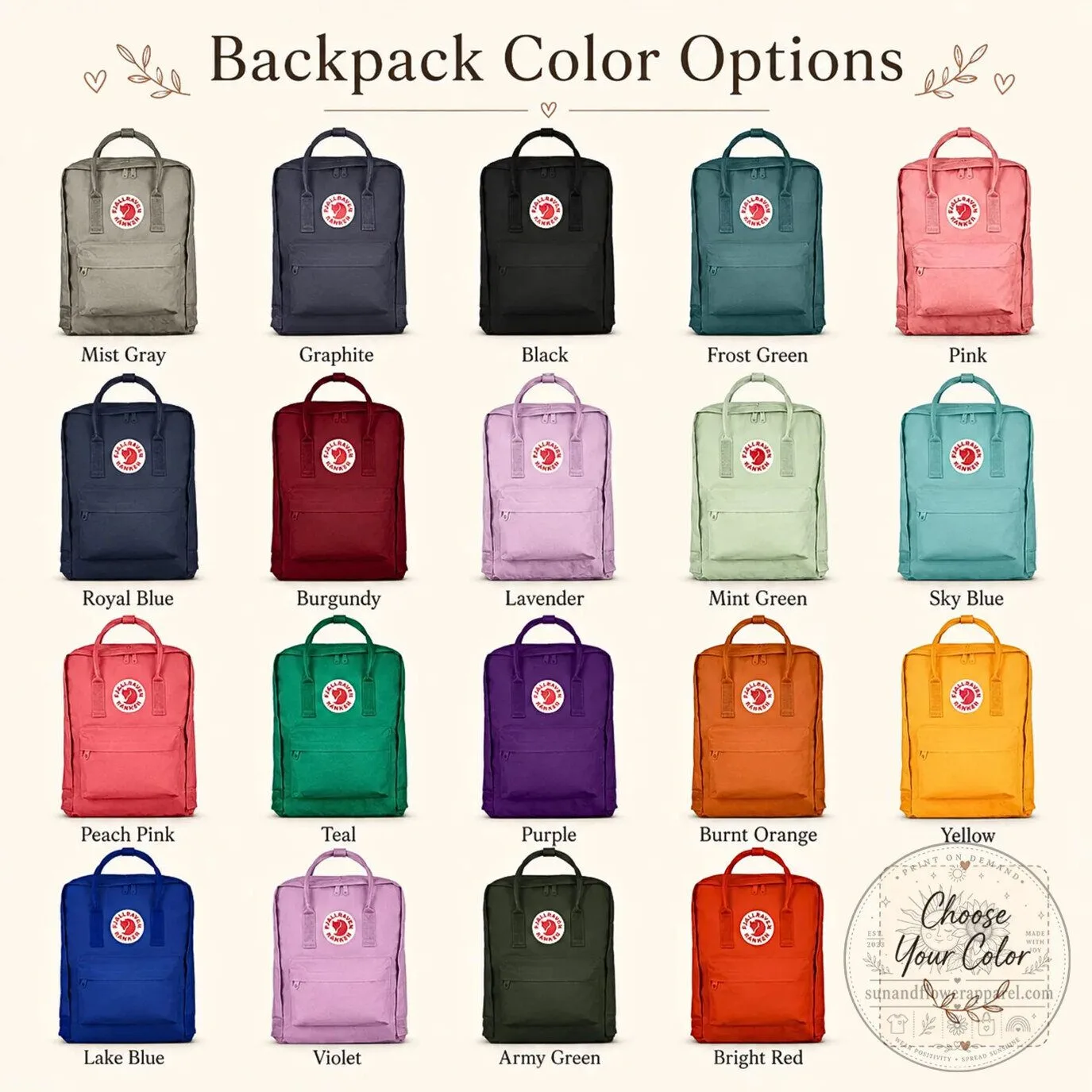 Snoopy Peanuts Embroidered Fjallraven Kanken Backpack 7 Snoopy Peanuts Embroidered Fjallraven Kanken Backpack