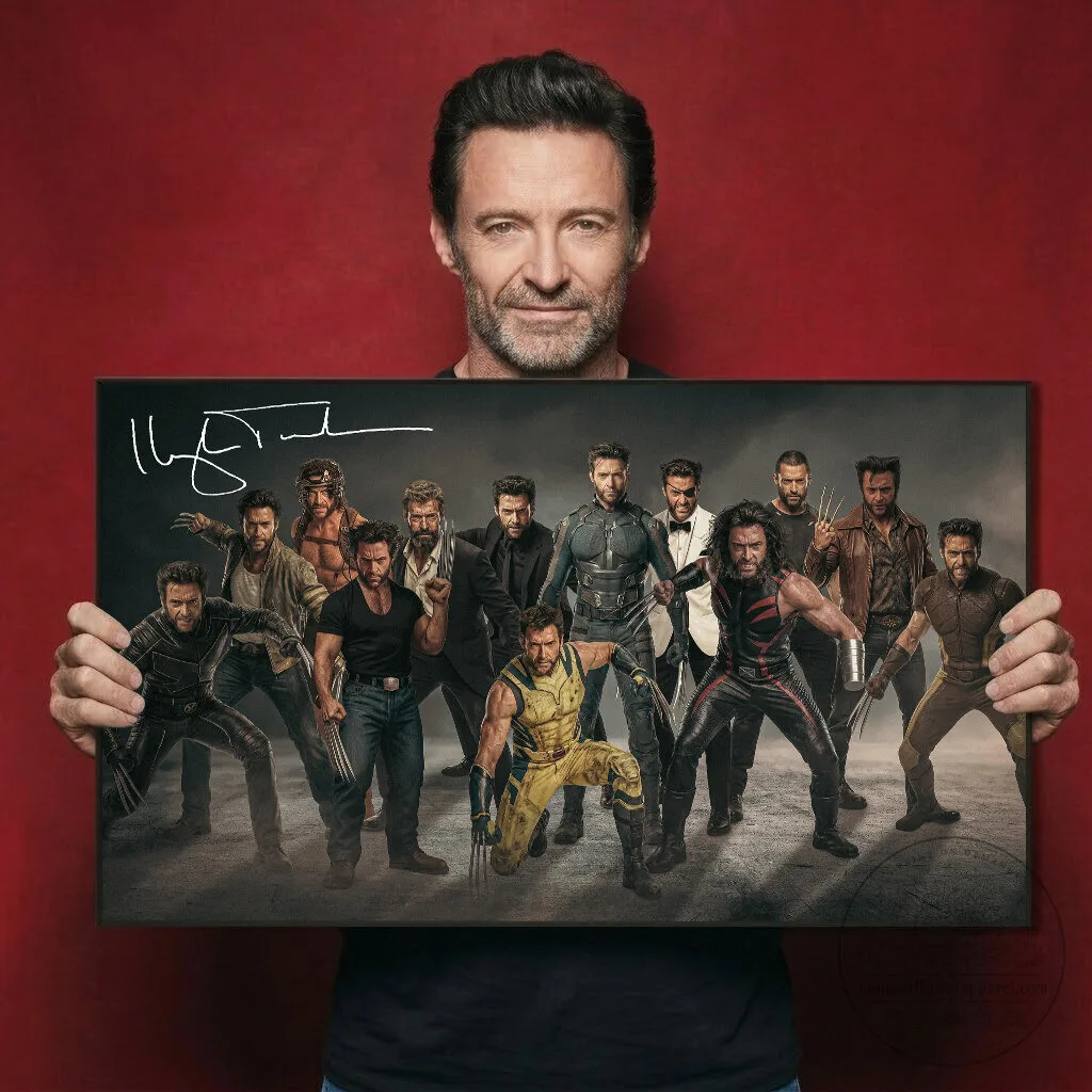 Hugh Jackman Wolverine Multiverse Signature X-Men Movie Poster Wall Art 8 Hugh Jackman Wolverine Multiverse Signature X-Men Movie Poster Wall Art
