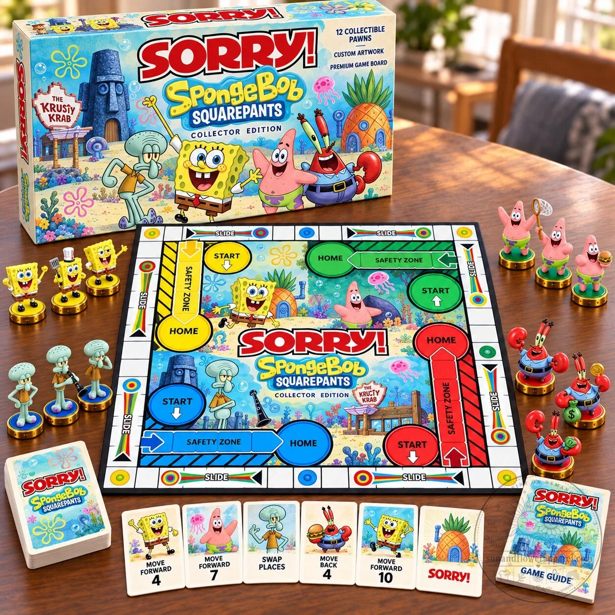 SpongeBob SquarePants Collector's Edition Sorry! Board Game