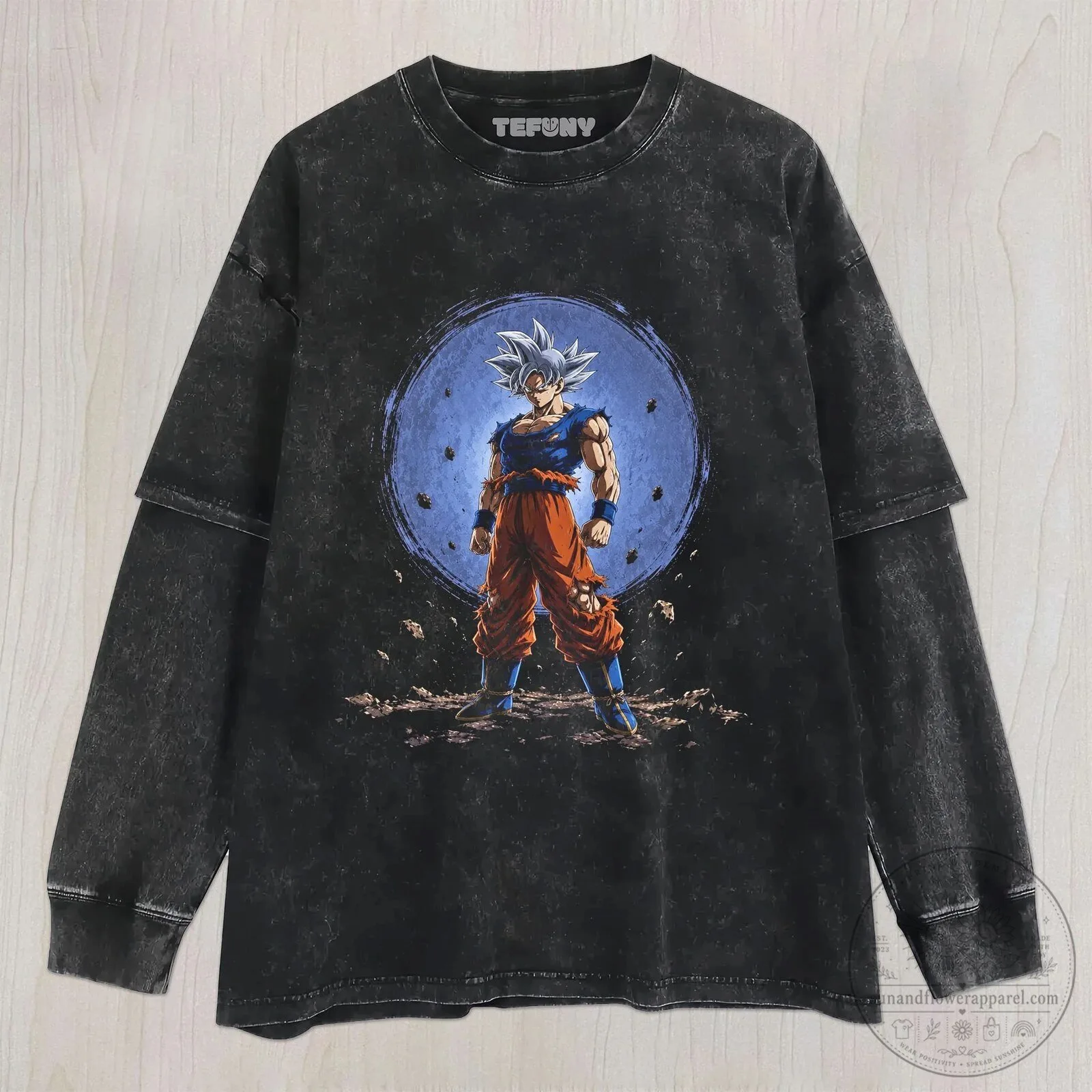 Anime Graphic T-Shirt featuring Goku in Ultra Instinct Form from Dragon Ball Super 9 Anime Graphic T-Shirt featuring Goku in Ultra Instinct Form from Dragon Ball Super