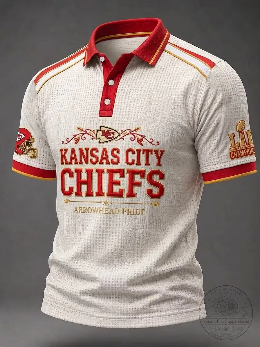 Kansas City Chiefs Super Bowl Champions Arrowhead Pride Polo Shirt