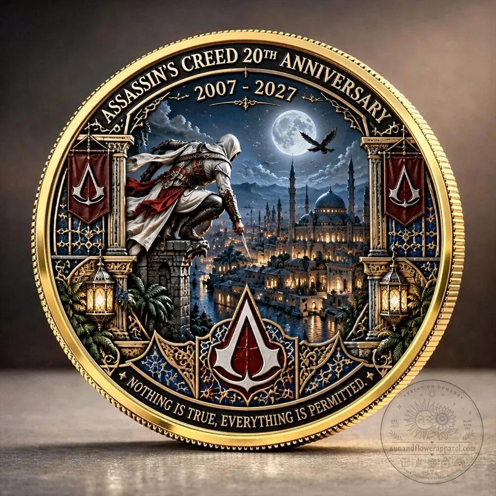 20th Anniversary Collectible Coin for Assassin's Creed Fans