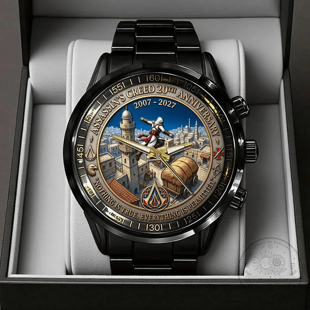 Assassin's Creed 20th Anniversary Limited Edition Stainless Steel Watch 3 Assassin