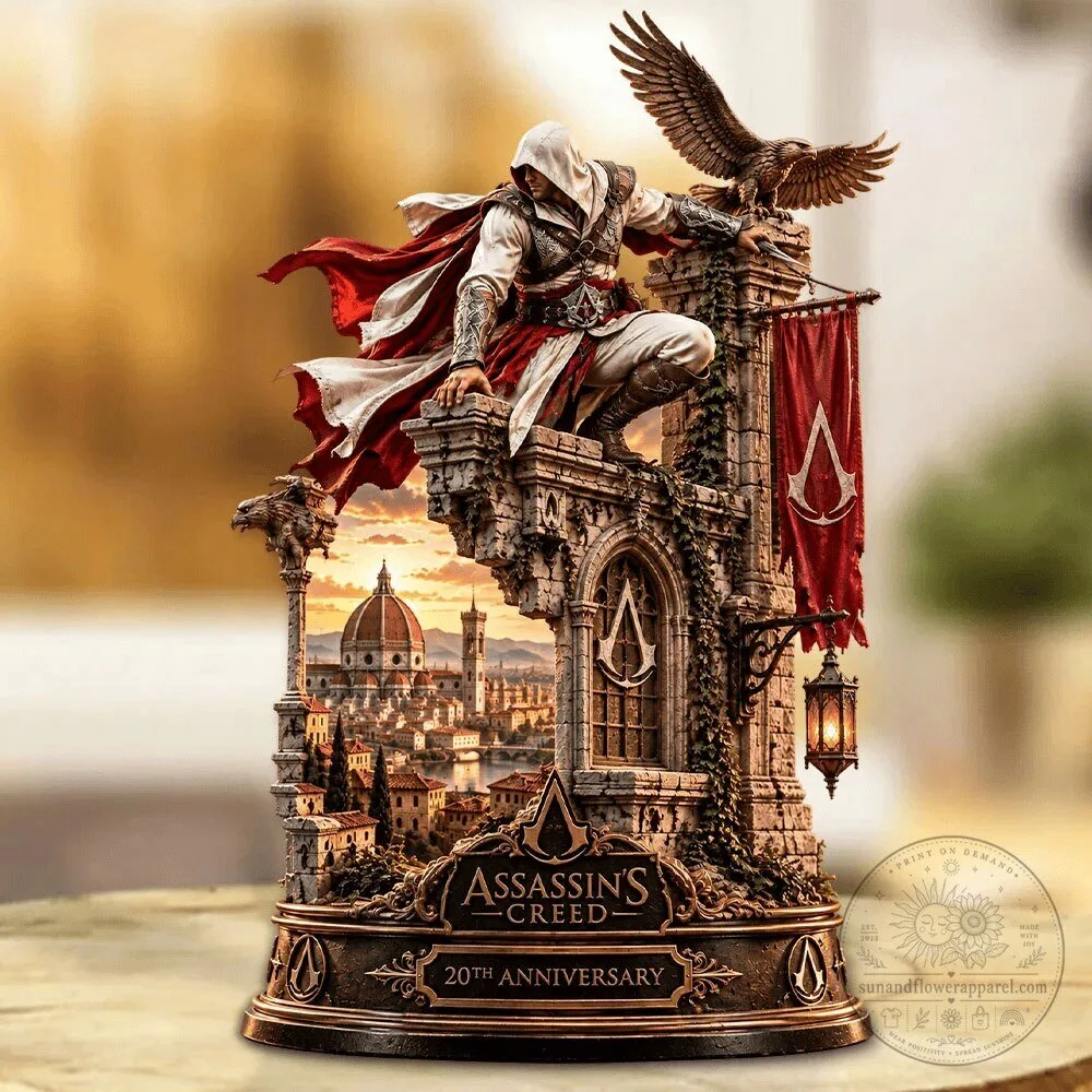 20th Anniversary Collectible Figurine Statue of Assassin's Creed