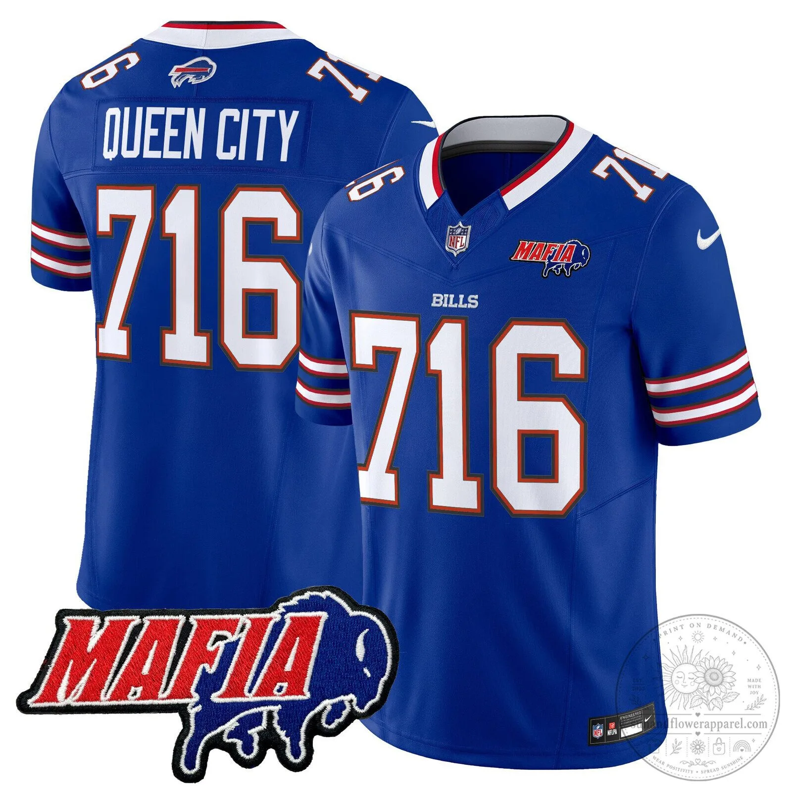 Josh Allen Buffalo Bills Red 2025 Bills Mafia Patch Vapor Limited Football Jersey 54 Josh Allen Buffalo Bills Red 2025 Bills Mafia Patch Vapor Limited Football Jersey