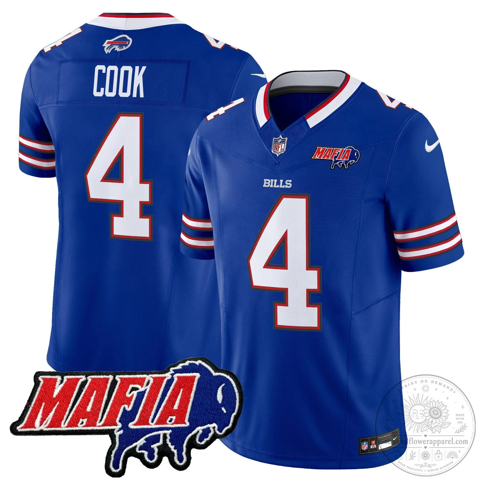 Josh Allen Buffalo Bills Red 2025 Bills Mafia Patch Vapor Limited Football Jersey 55 Josh Allen Buffalo Bills Red 2025 Bills Mafia Patch Vapor Limited Football Jersey
