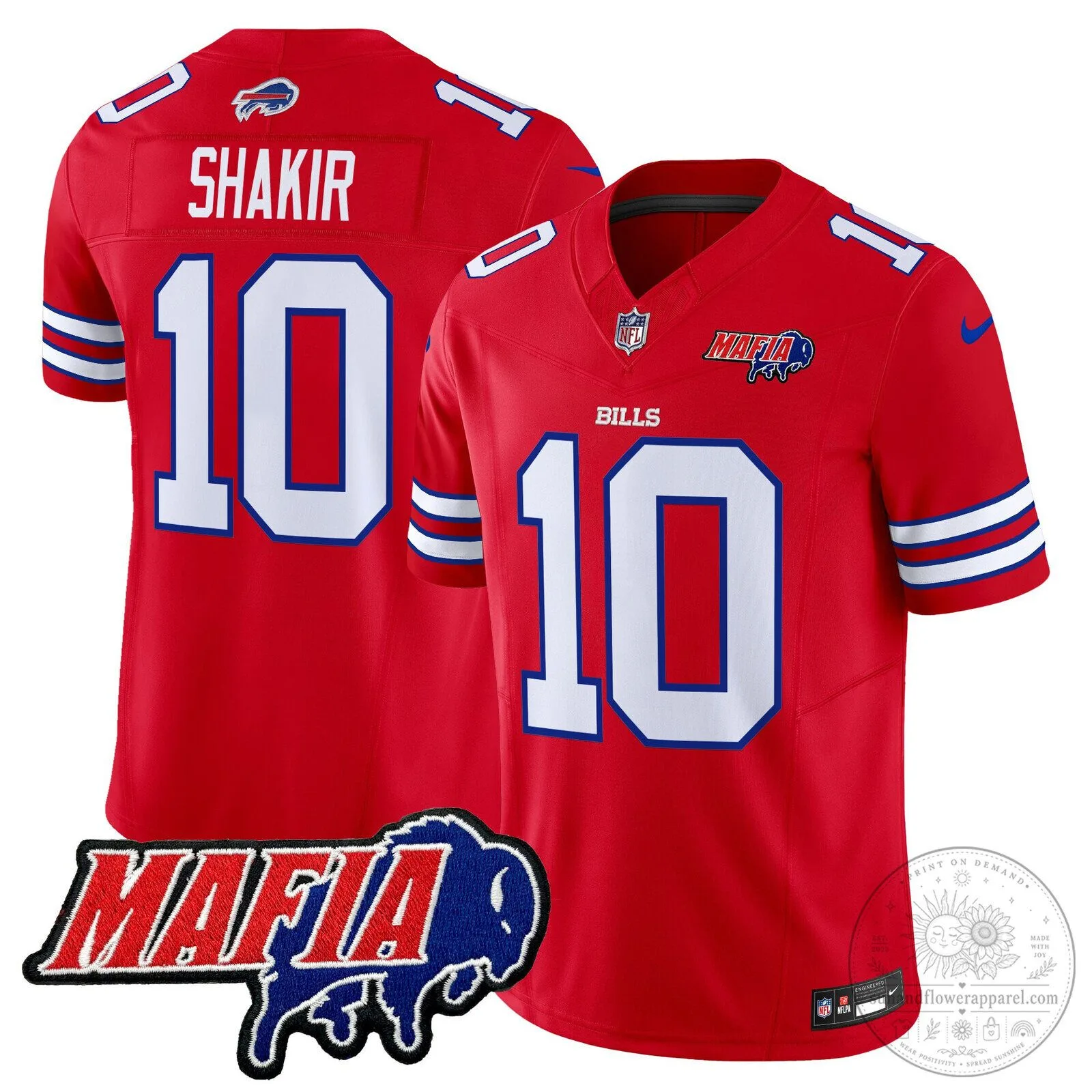 Josh Allen Buffalo Bills Red 2025 Bills Mafia Patch Vapor Limited Football Jersey 67 Josh Allen Buffalo Bills Red 2025 Bills Mafia Patch Vapor Limited Football Jersey
