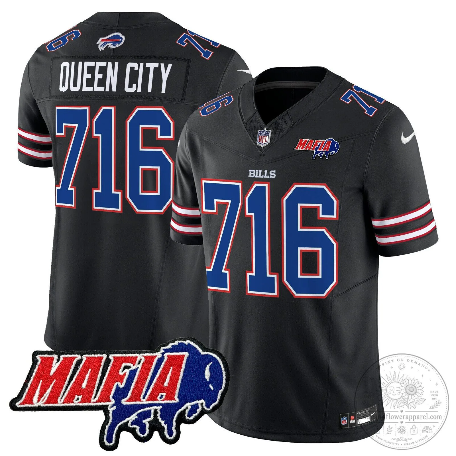 Josh Allen Buffalo Bills Red 2025 Bills Mafia Patch Vapor Limited Football Jersey 77 Josh Allen Buffalo Bills Red 2025 Bills Mafia Patch Vapor Limited Football Jersey