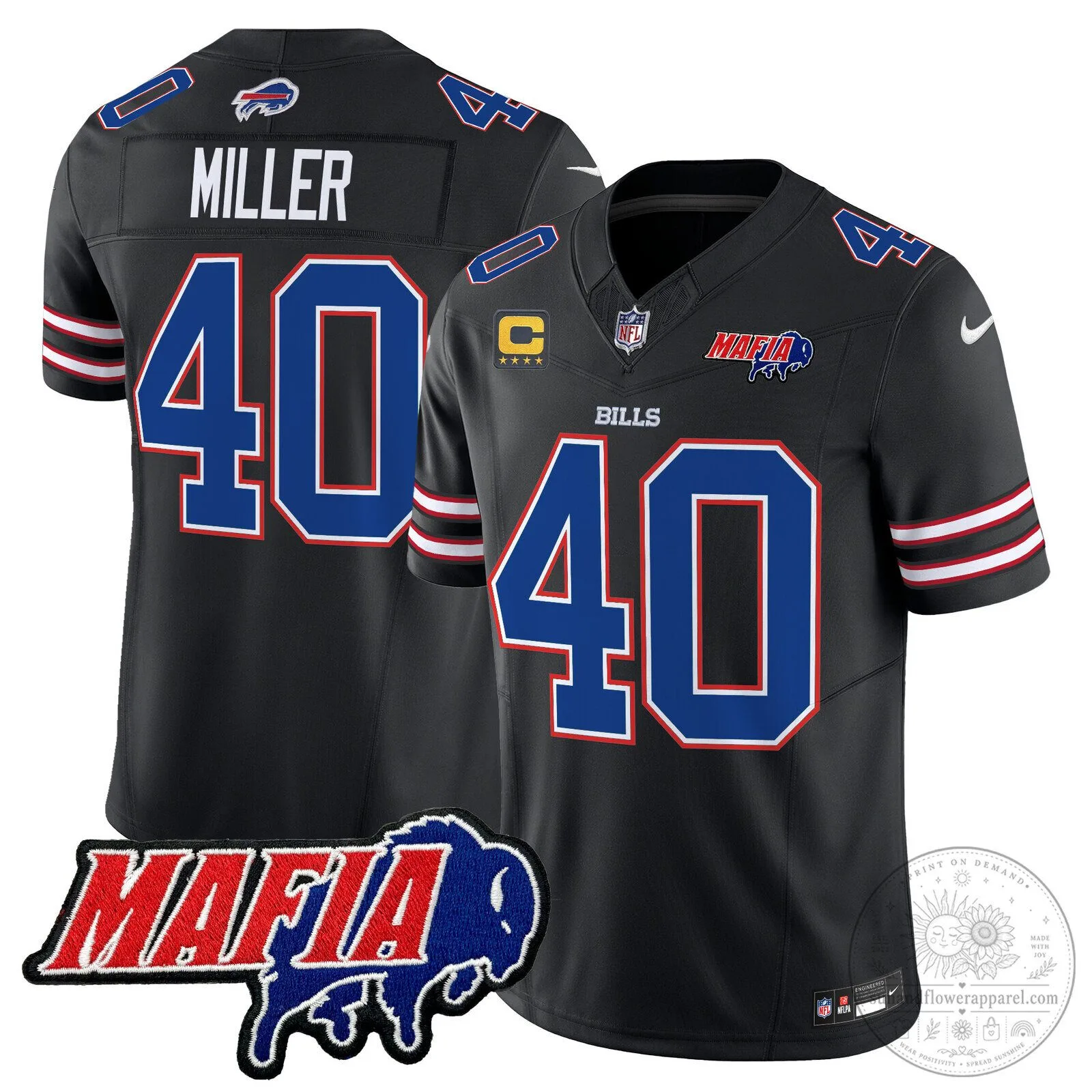 Josh Allen Buffalo Bills Red 2025 Bills Mafia Patch Vapor Limited Football Jersey 79 Josh Allen Buffalo Bills Red 2025 Bills Mafia Patch Vapor Limited Football Jersey