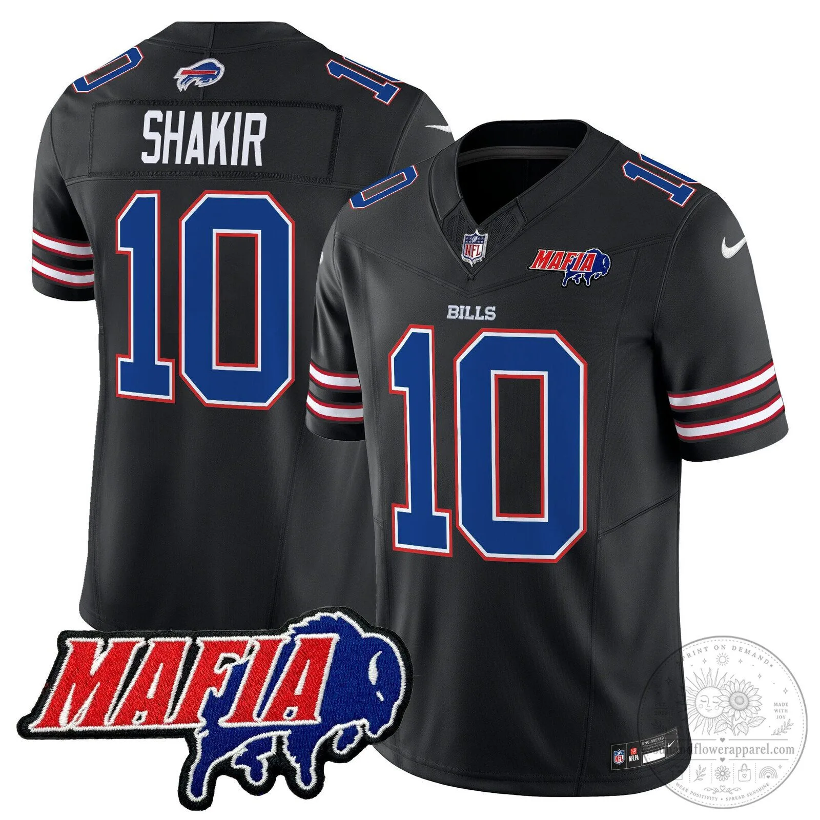 Josh Allen Buffalo Bills Red 2025 Bills Mafia Patch Vapor Limited Football Jersey 83 Josh Allen Buffalo Bills Red 2025 Bills Mafia Patch Vapor Limited Football Jersey