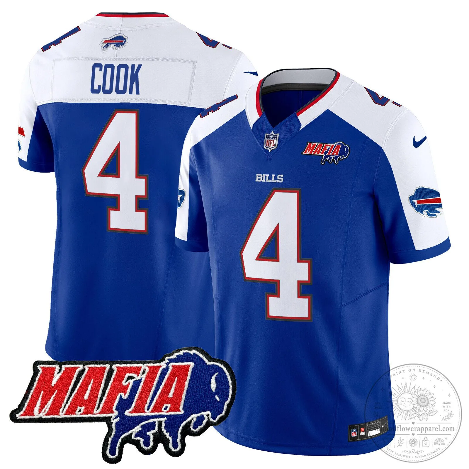 Josh Allen Buffalo Bills Red 2025 Bills Mafia Patch Vapor Limited Football Jersey 86 Josh Allen Buffalo Bills Red 2025 Bills Mafia Patch Vapor Limited Football Jersey