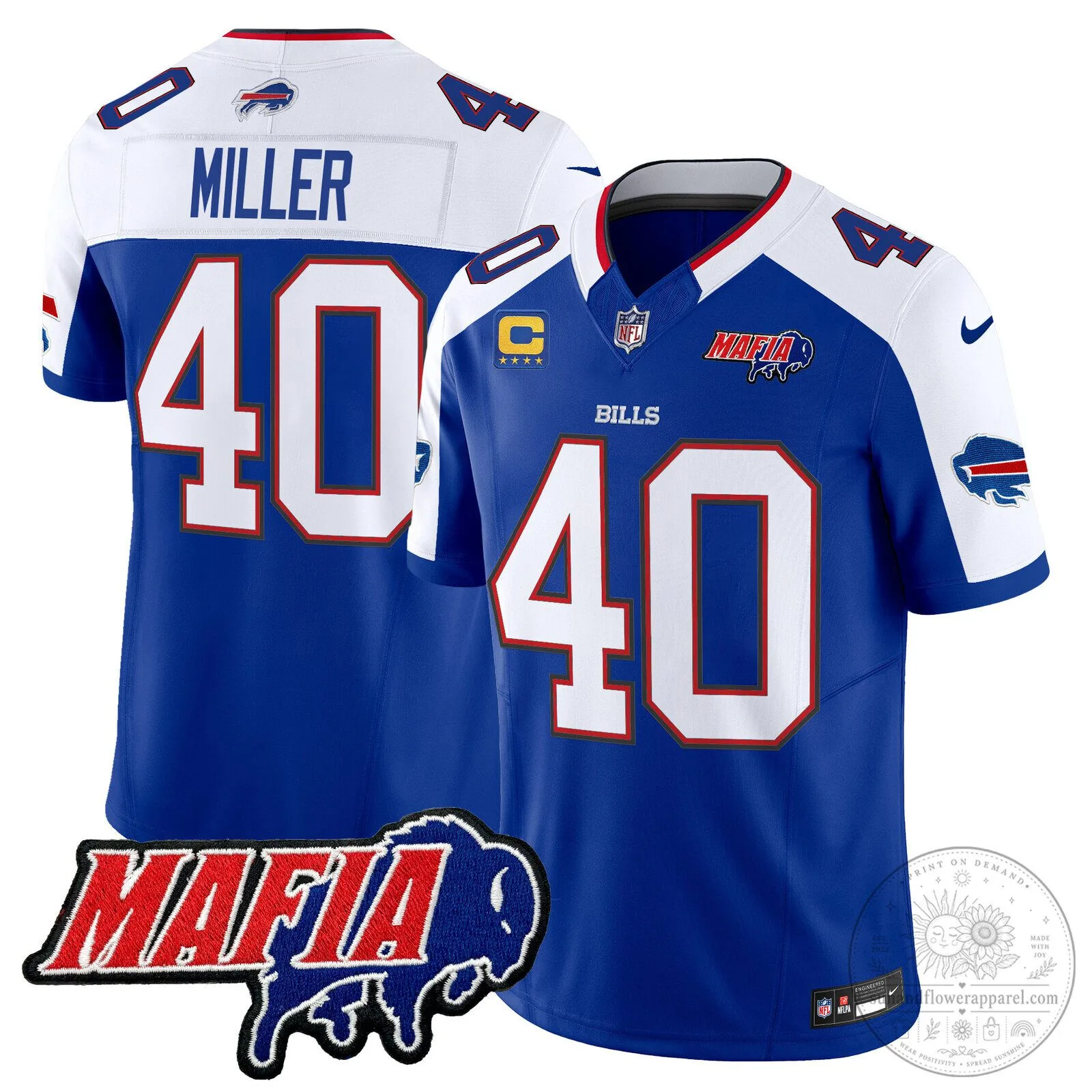 Josh Allen Buffalo Bills Red 2025 Bills Mafia Patch Vapor Limited Football Jersey 87 Josh Allen Buffalo Bills Red 2025 Bills Mafia Patch Vapor Limited Football Jersey