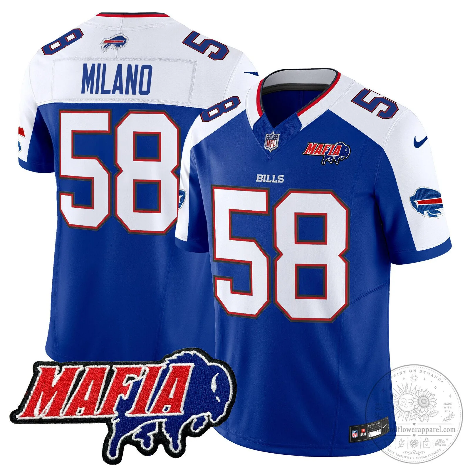 Josh Allen Buffalo Bills Red 2025 Bills Mafia Patch Vapor Limited Football Jersey 88 Josh Allen Buffalo Bills Red 2025 Bills Mafia Patch Vapor Limited Football Jersey