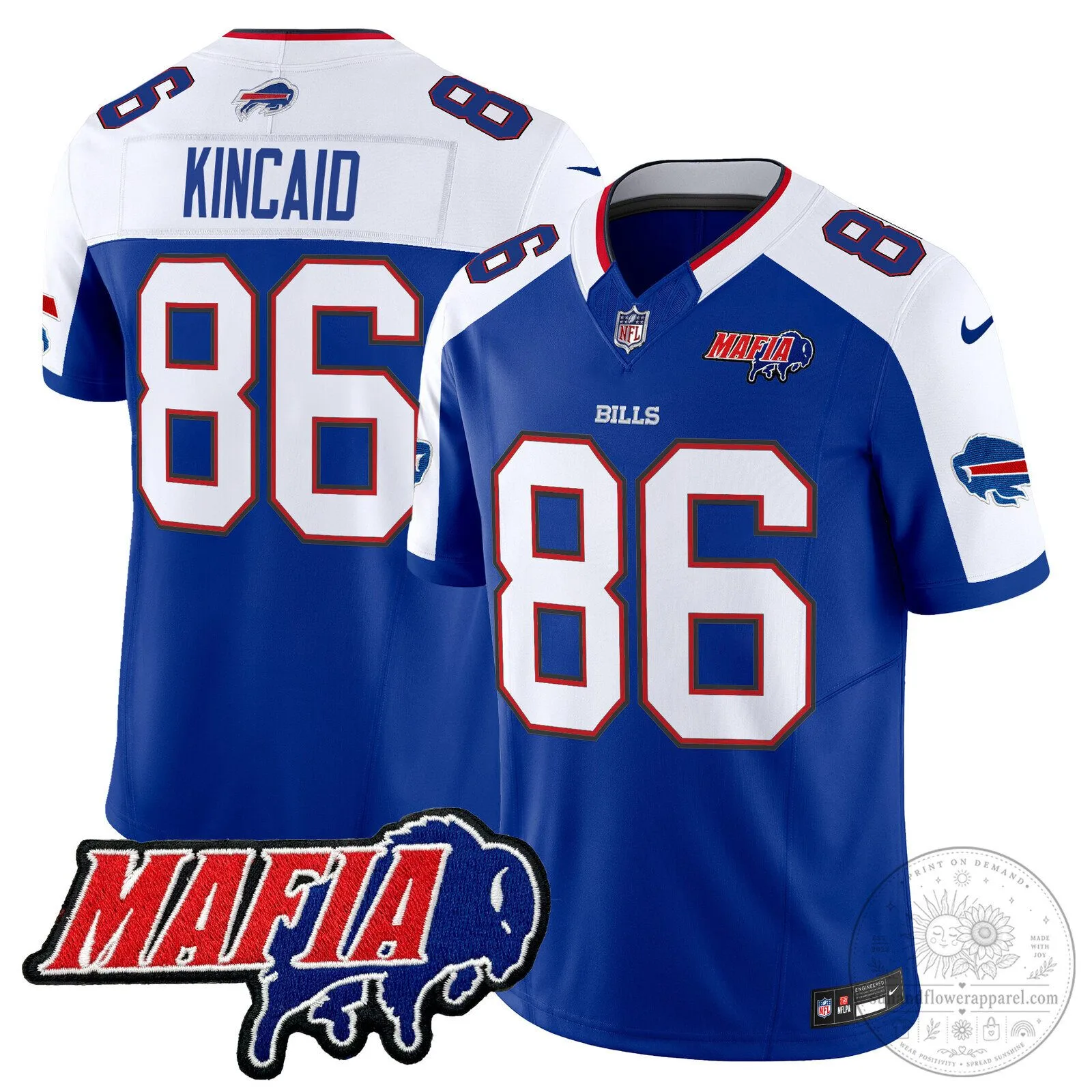 Josh Allen Buffalo Bills Red 2025 Bills Mafia Patch Vapor Limited Football Jersey 89 Josh Allen Buffalo Bills Red 2025 Bills Mafia Patch Vapor Limited Football Jersey