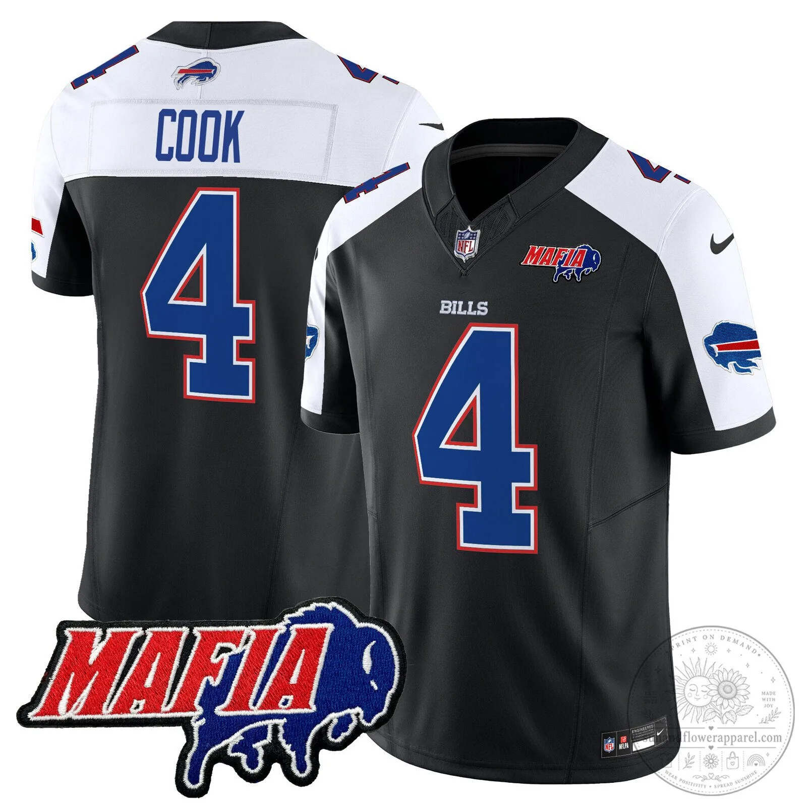 Josh Allen Buffalo Bills Red 2025 Bills Mafia Patch Vapor Limited Football Jersey 94 Josh Allen Buffalo Bills Red 2025 Bills Mafia Patch Vapor Limited Football Jersey