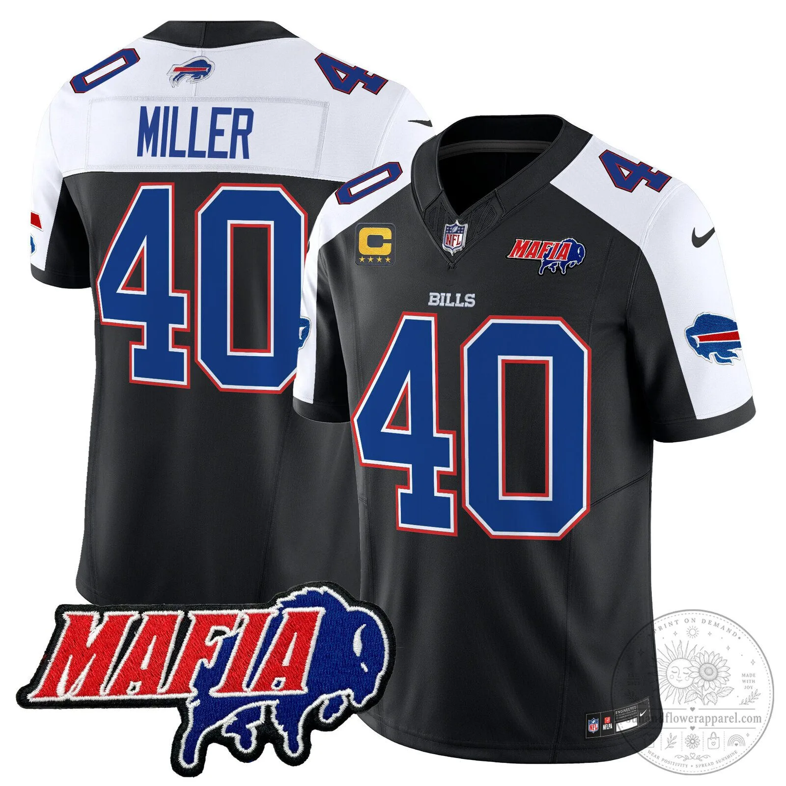 Josh Allen Buffalo Bills Red 2025 Bills Mafia Patch Vapor Limited Football Jersey 95 Josh Allen Buffalo Bills Red 2025 Bills Mafia Patch Vapor Limited Football Jersey