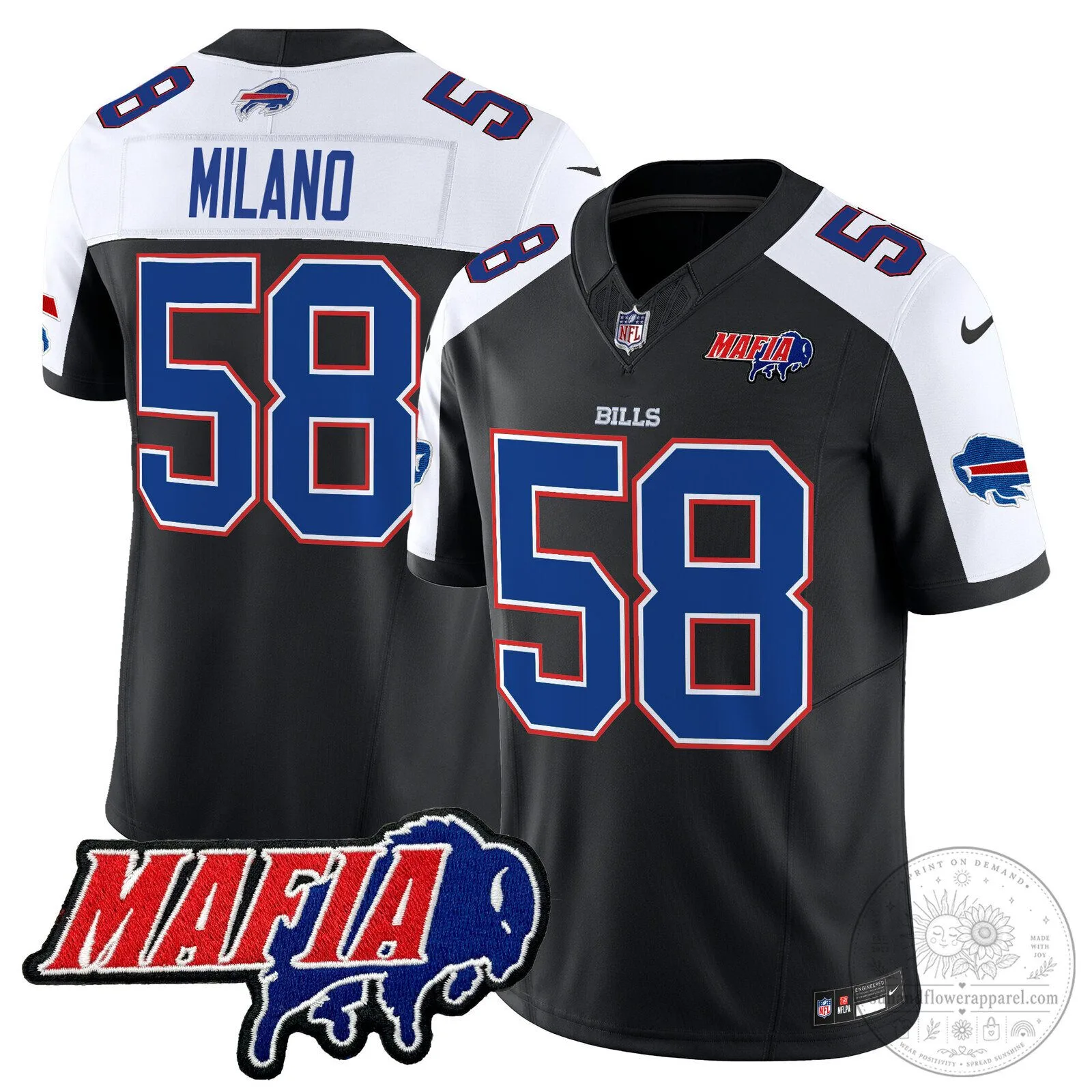Josh Allen Buffalo Bills Red 2025 Bills Mafia Patch Vapor Limited Football Jersey 96 Josh Allen Buffalo Bills Red 2025 Bills Mafia Patch Vapor Limited Football Jersey