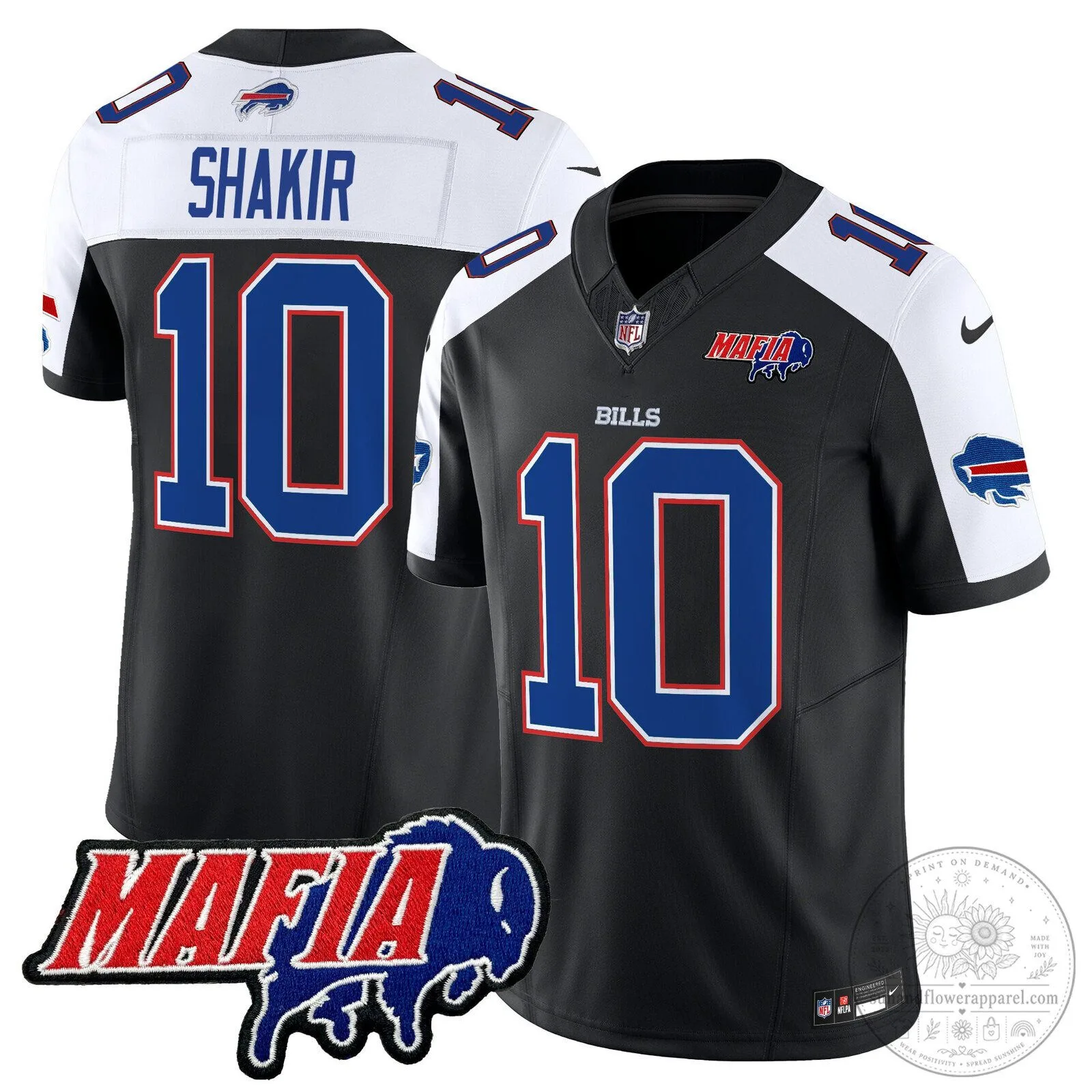Josh Allen Buffalo Bills Red 2025 Bills Mafia Patch Vapor Limited Football Jersey 99 Josh Allen Buffalo Bills Red 2025 Bills Mafia Patch Vapor Limited Football Jersey