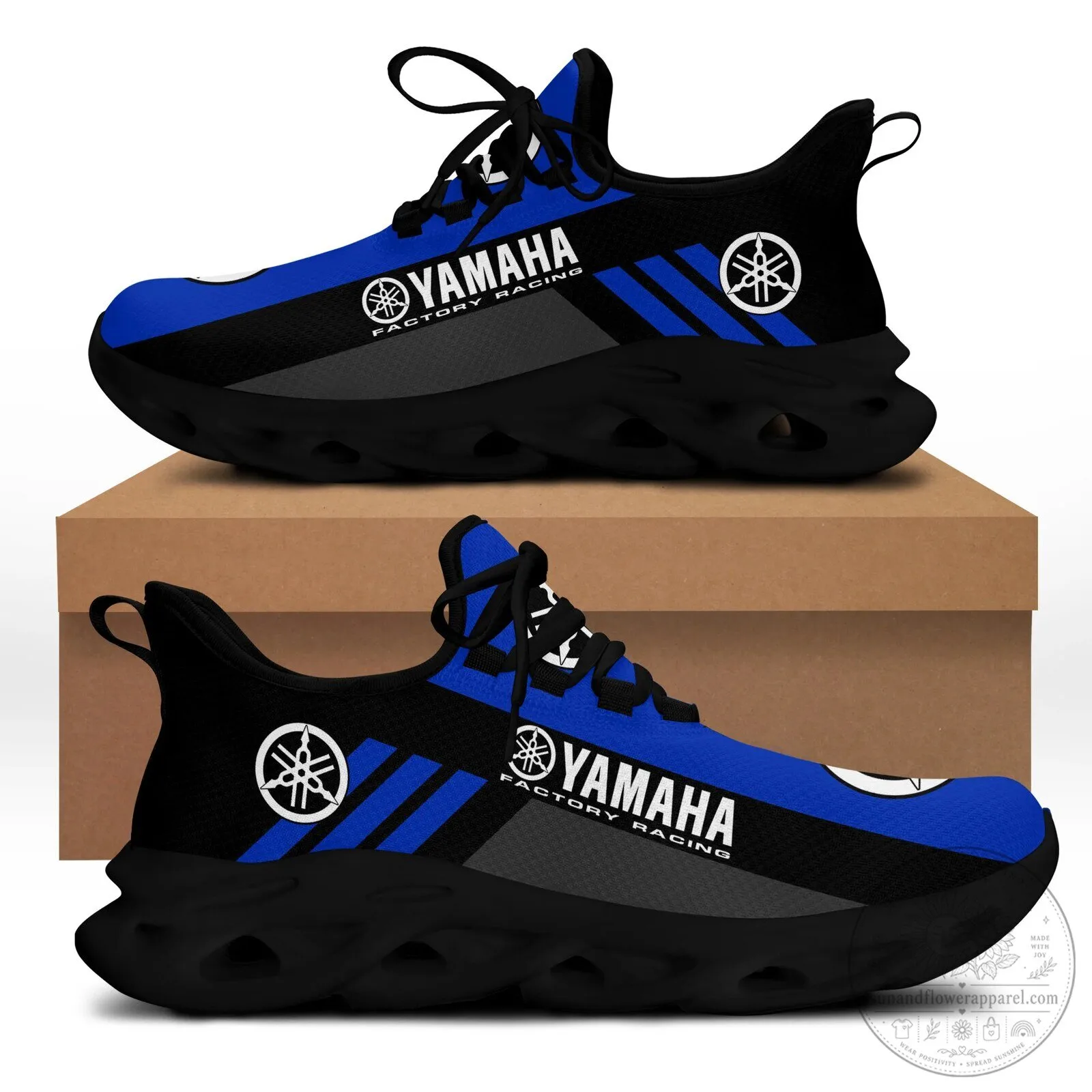 Yamaha Factory Racing Blue Black Running Sports Shoes 3 Yamaha Factory Racing Blue Black Running Sports Shoes