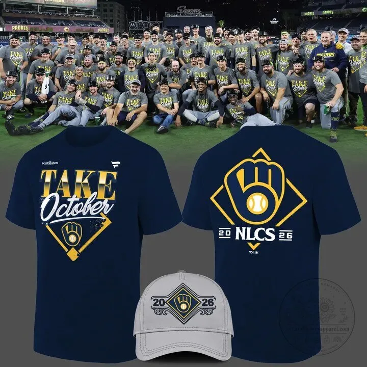 Milwaukee Brewers 2026 NLCS Take October Postseason Champions T-Shirt