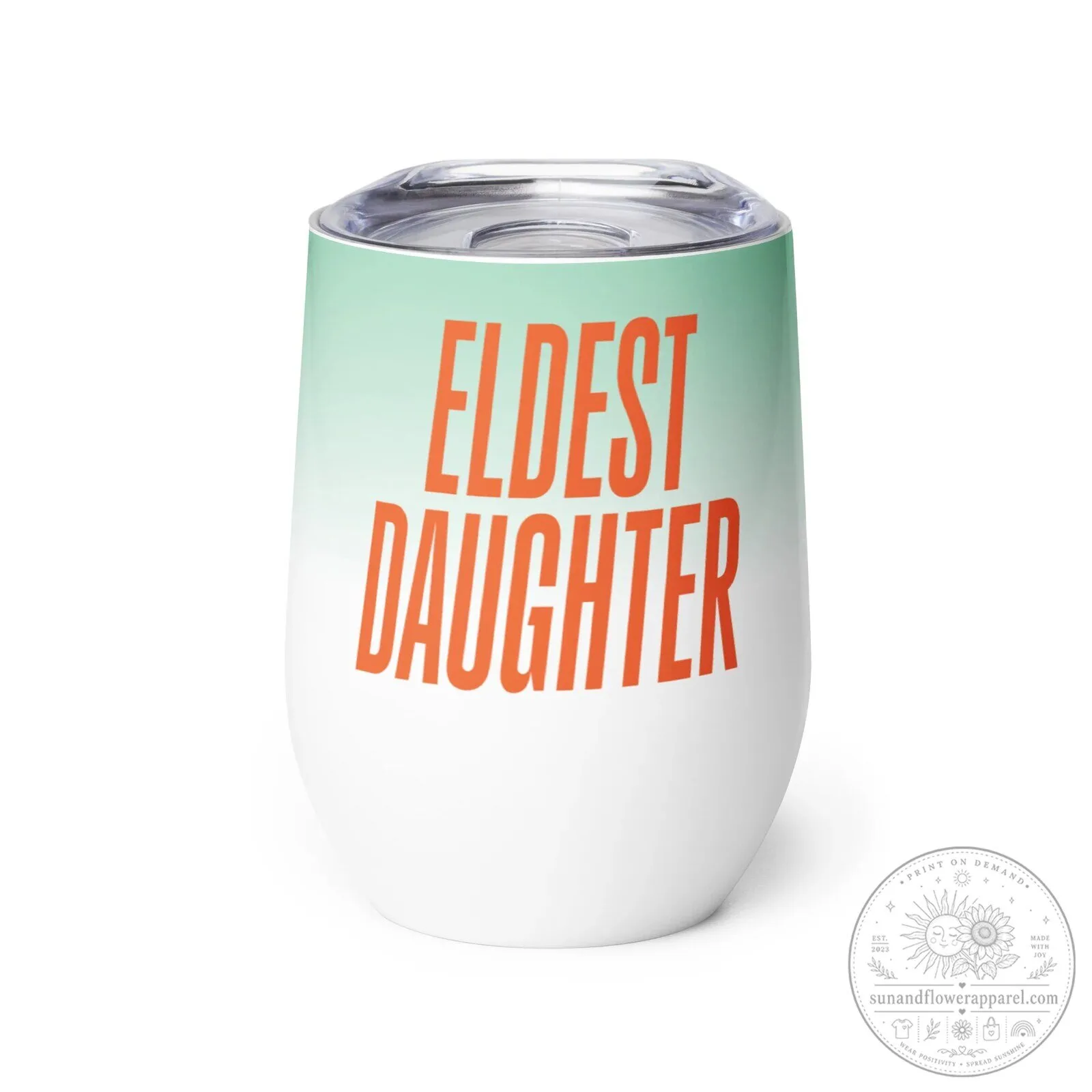 Eldest Daughter Gradient Stainless Steel Wine Tumbler