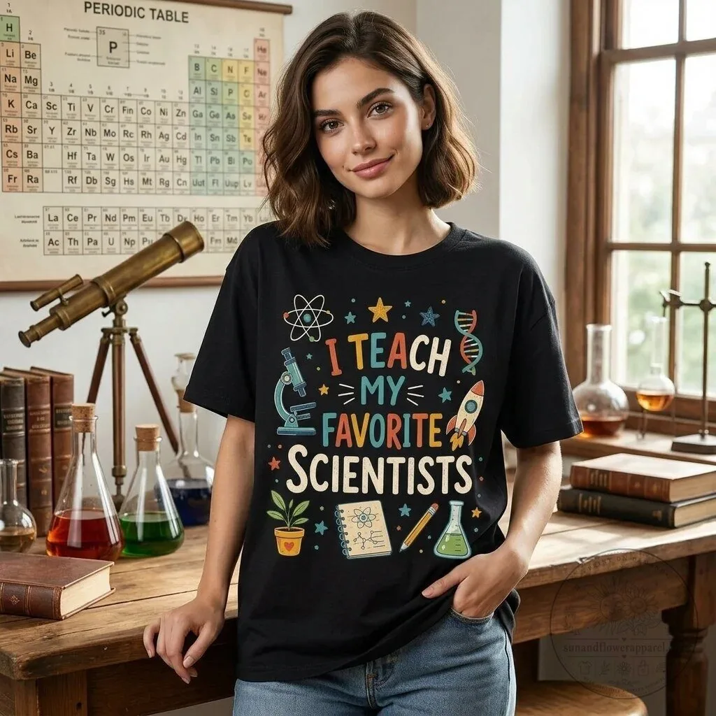 I Teach My Favorite Scientists Science Teacher Appreciation T-Shirt