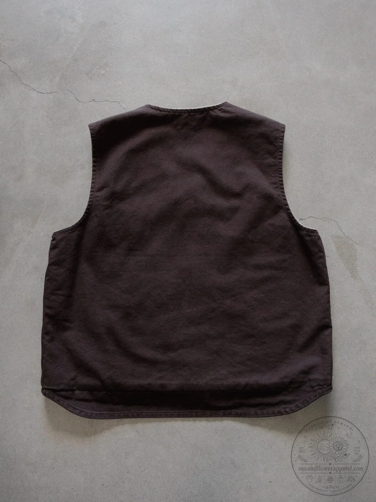 Vintage Carhartt Sherpa Lined Vest Dark Brown Full Zip Workwear Jacket 8 Vintage Carhartt Sherpa Lined Vest Dark Brown Full Zip Workwear Jacket