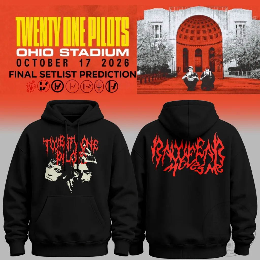 Hoodie for October 2026 Concert Prediction of Twenty One Pilots at Ohio Stadium Hoodie for October 2026 Concert Prediction of Twenty One Pilots at Ohio Stadium