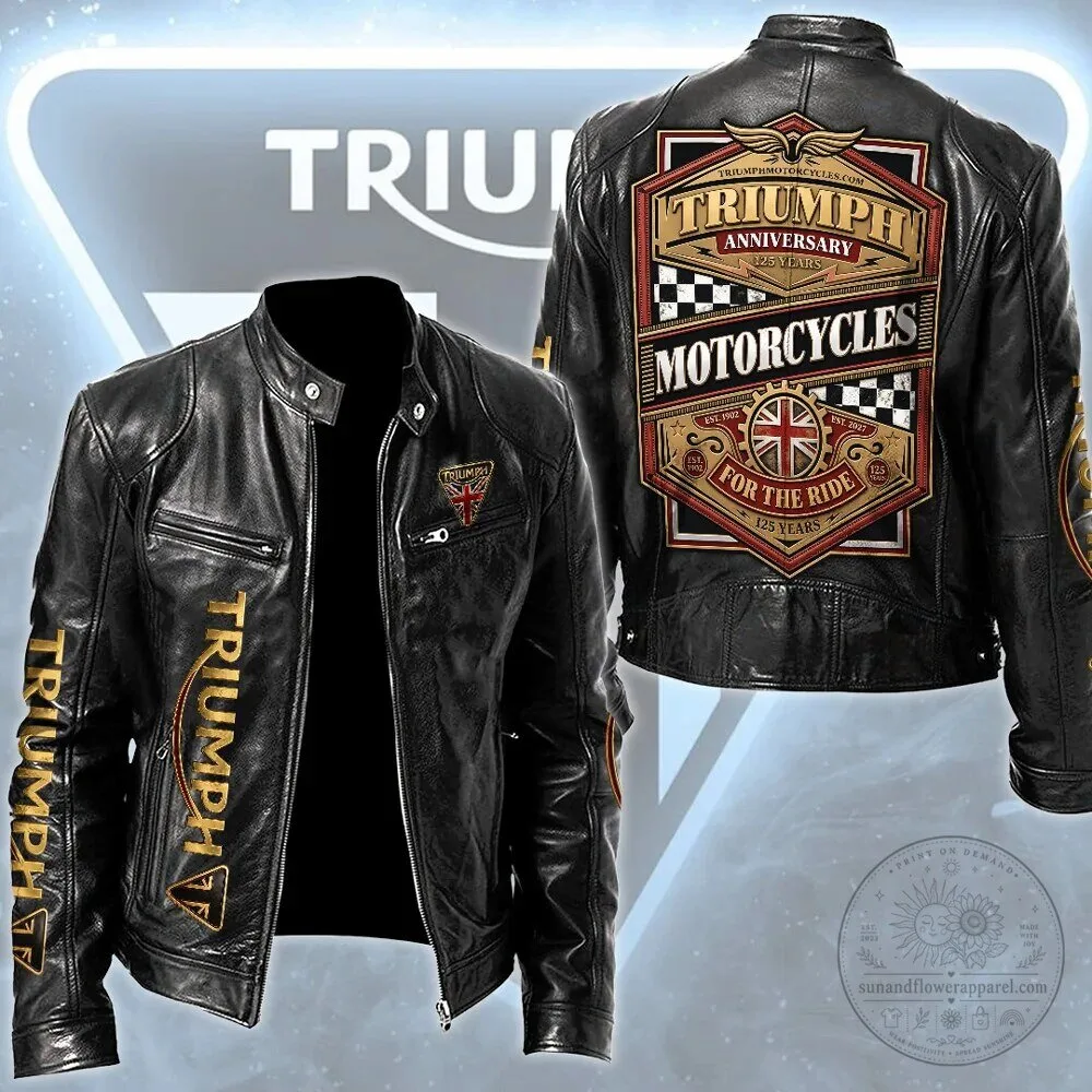 Triumph Motorcycles 125th Anniversary Leather Jacket