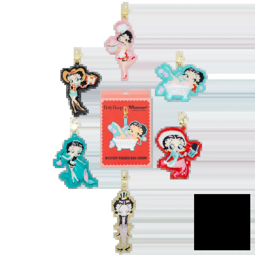 Betty Boop Whatever! Mystery Padded Bag Charm Keychain