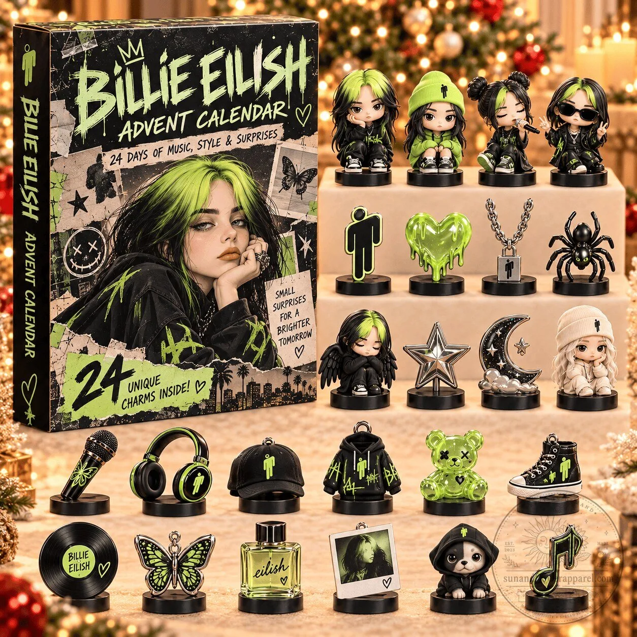 Billie Eilish Music Style Surprises 24 Day Advent Calendar