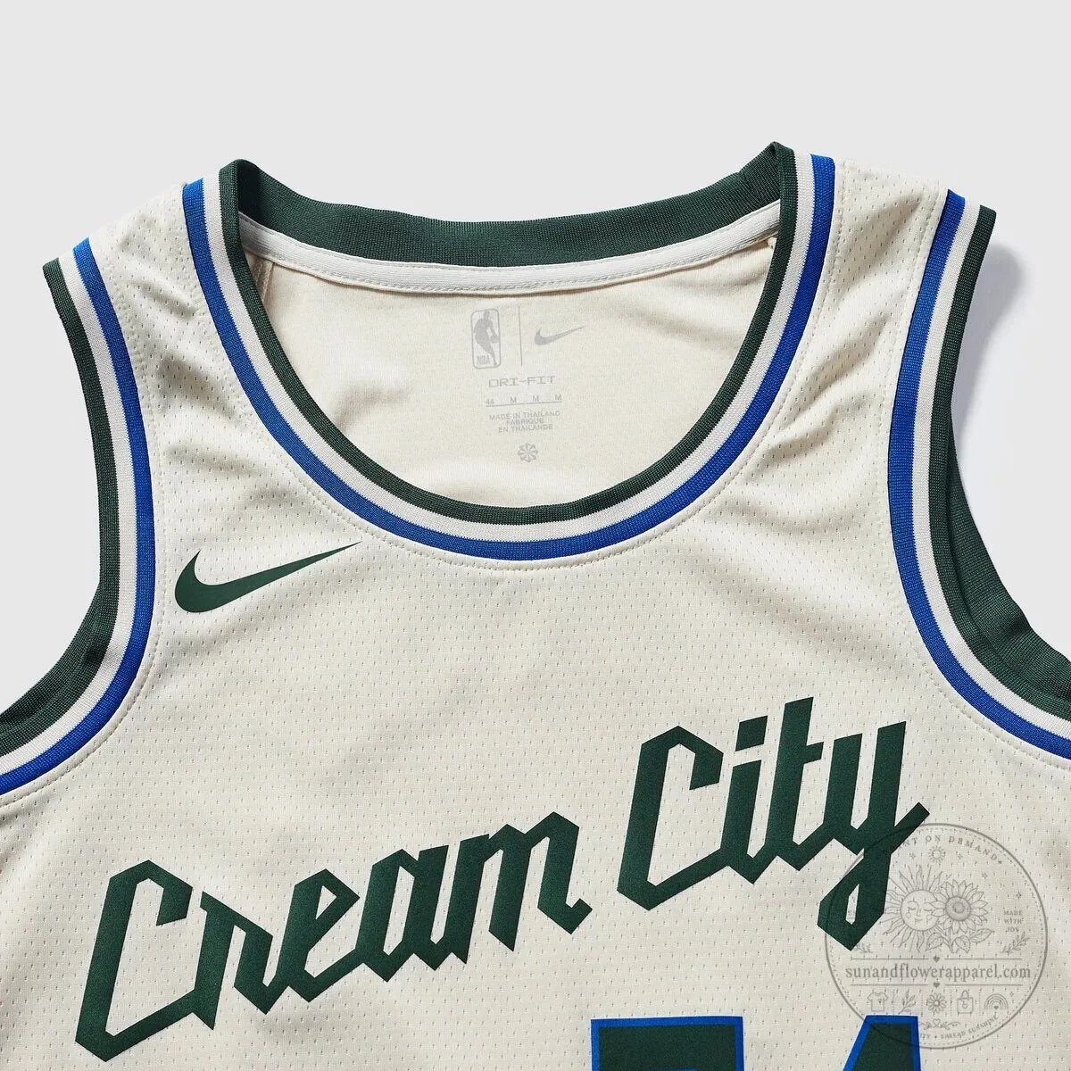 Giannis Antetokounmpo Milwaukee Bucks Cream City Edition Basketball Jersey 9 Giannis Antetokounmpo Milwaukee Bucks Cream City Edition Basketball Jersey