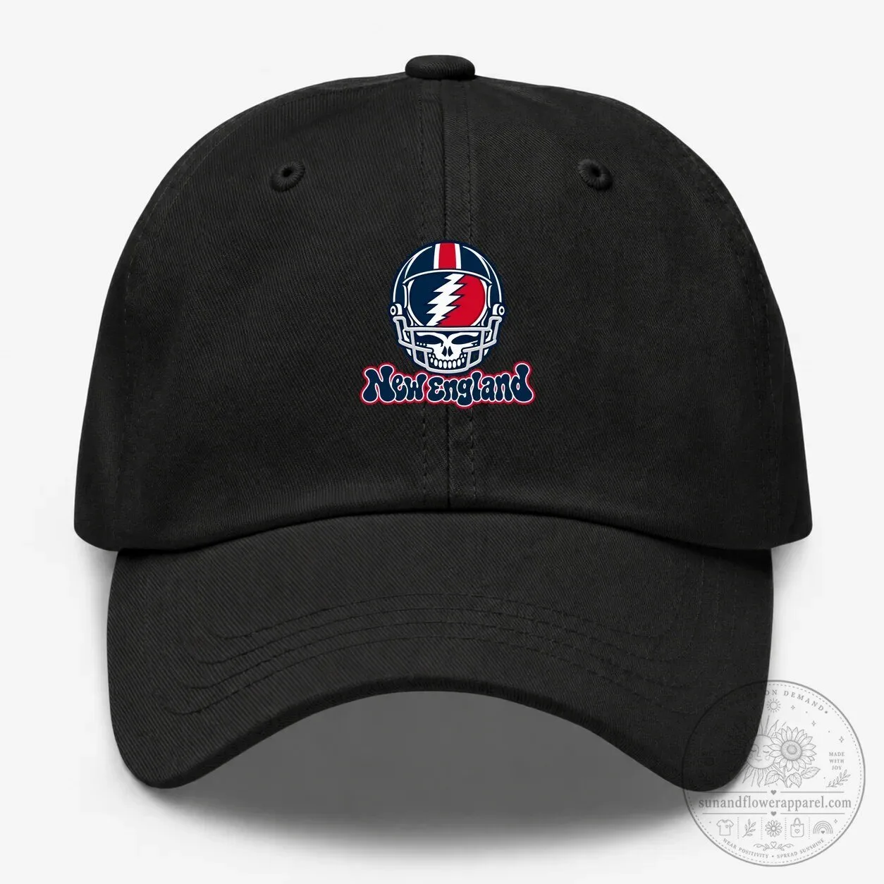 New England Football Helmet Grateful Dead Steal Your Face Cap Hat 10 New England Football Helmet Grateful Dead Steal Your Face Cap Hat