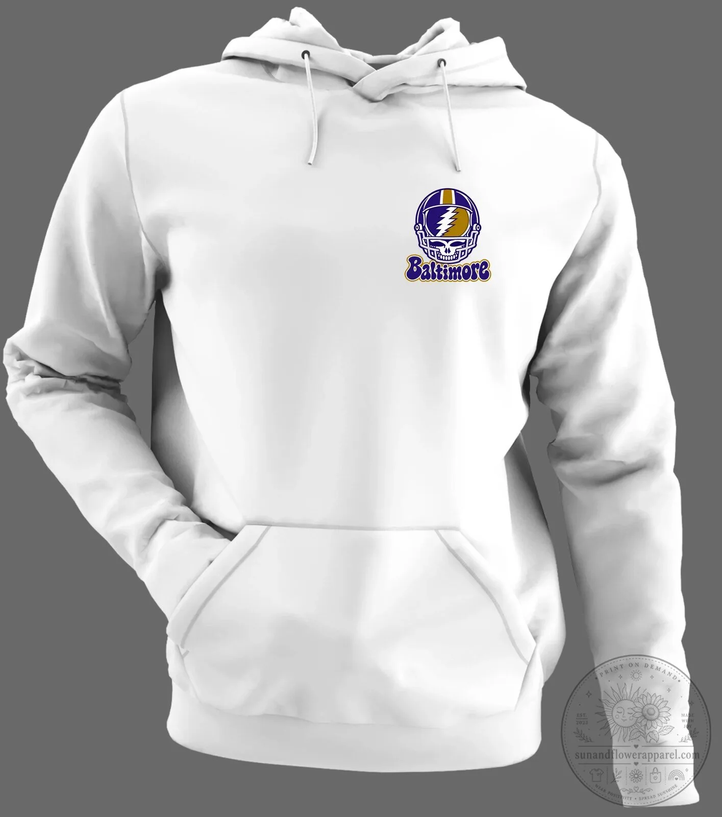 Baltimore Ravens Grateful Dead Steal Your Face Skull Logo Hoodie 21 Baltimore Ravens Grateful Dead Steal Your Face Skull Logo Hoodie