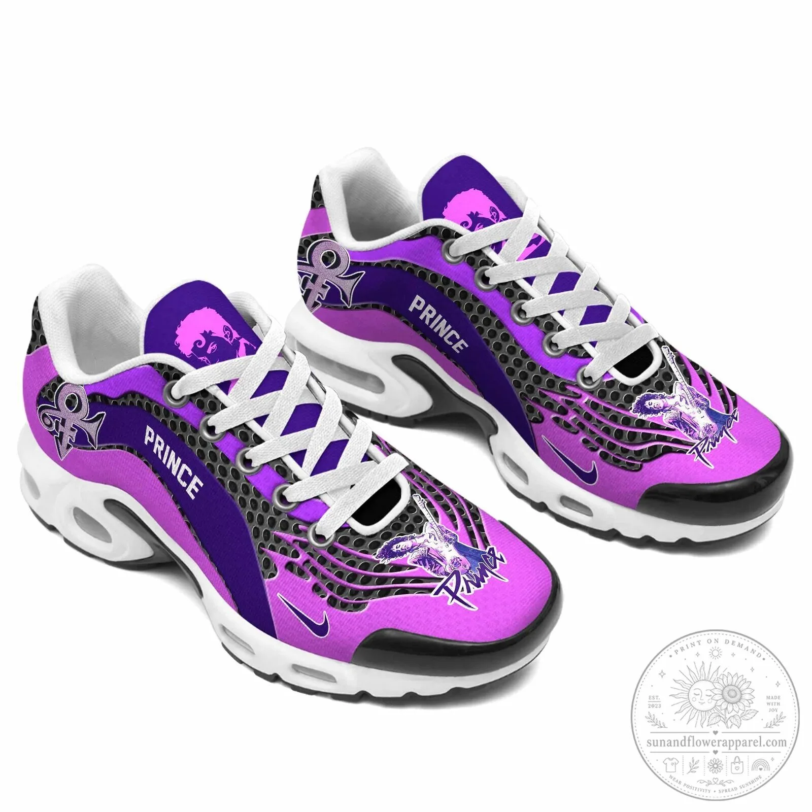 Prince Purple Rain Music Legend Fan Art Sneakers Shoes 7 Prince Purple Rain Music Legend Fan Art Sneakers Shoes