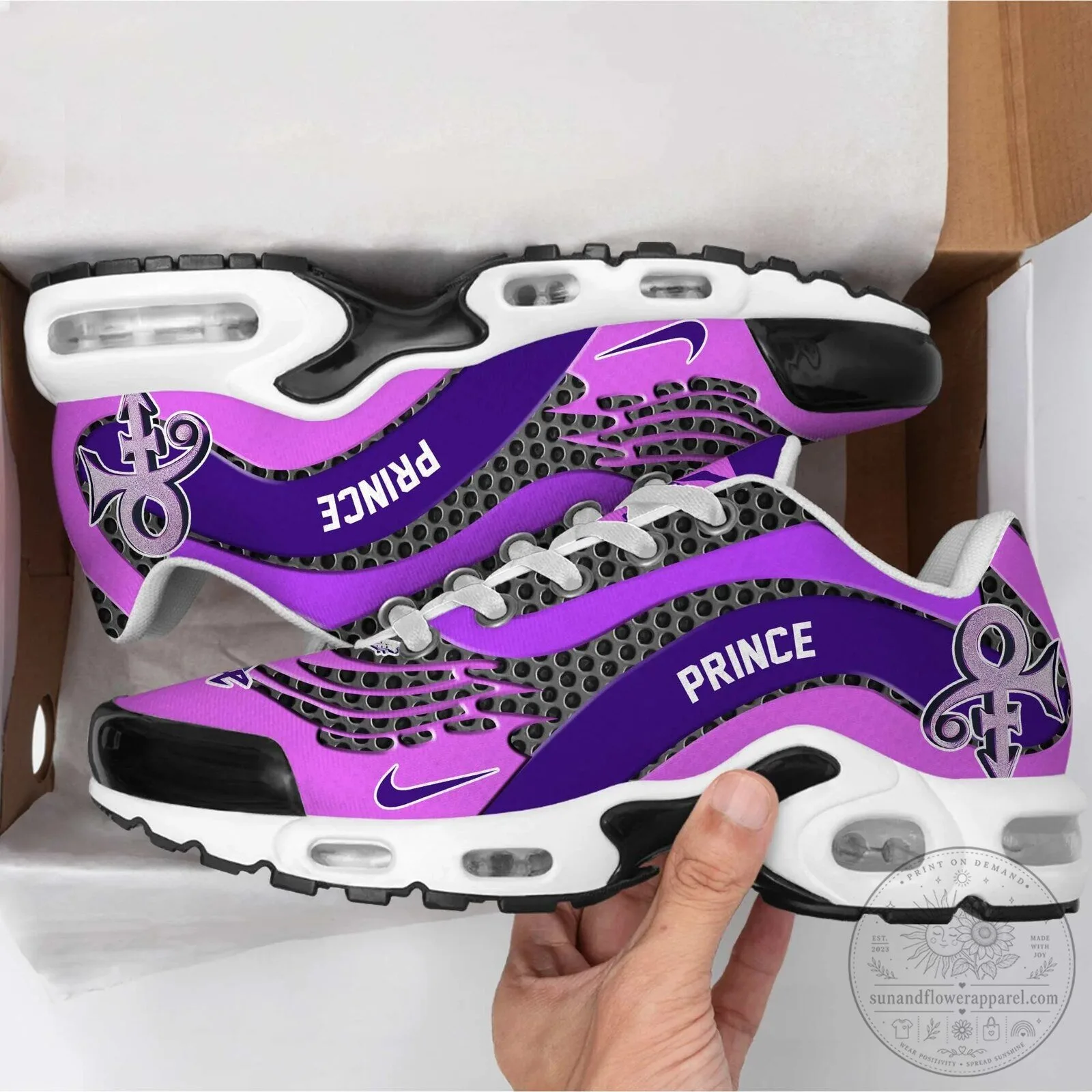 Prince Purple Rain Music Legend Fan Art Sneakers Shoes 9 Prince Purple Rain Music Legend Fan Art Sneakers Shoes