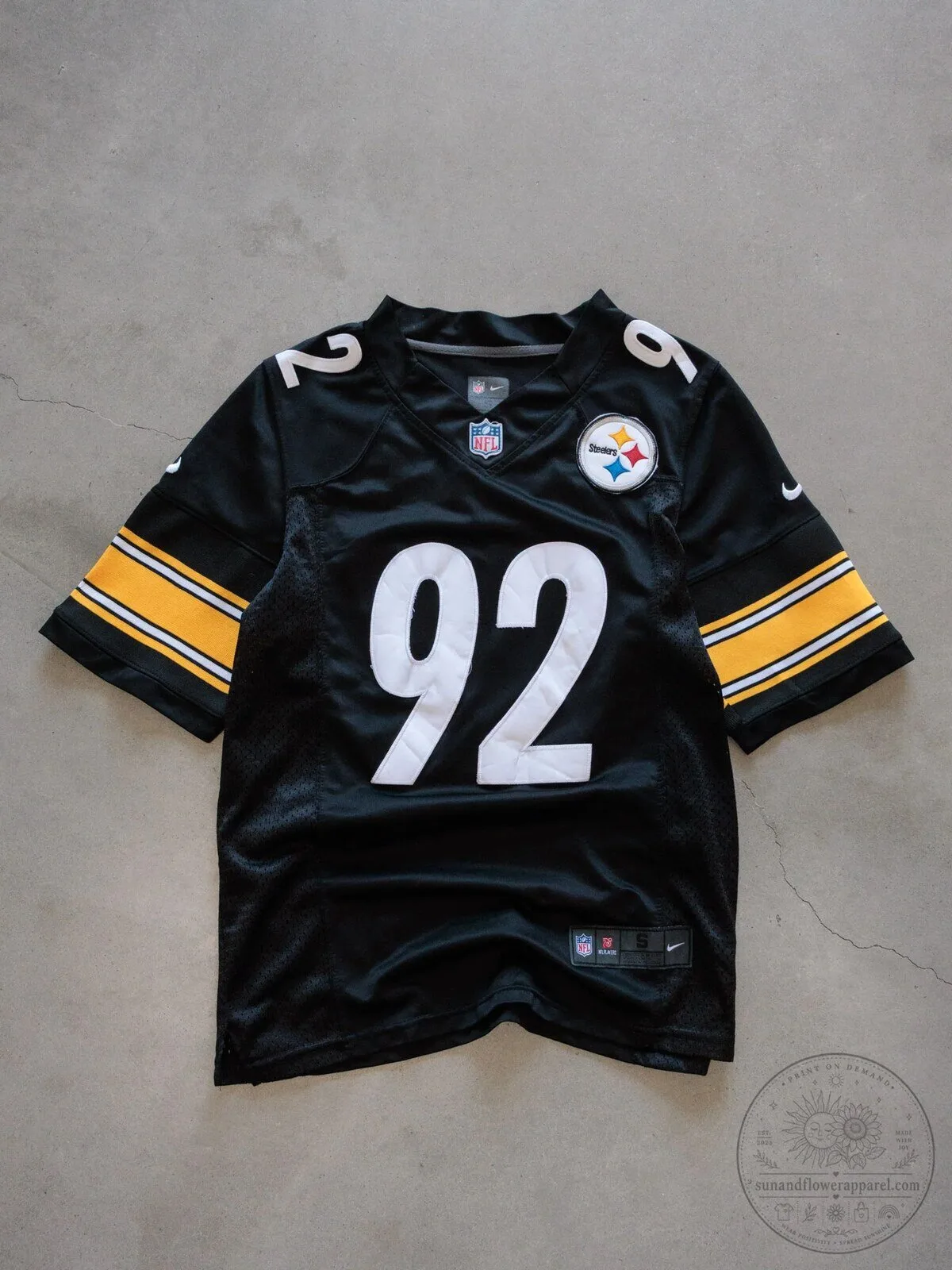 Pittsburgh Steelers James Harrison Black NFL Football Jersey